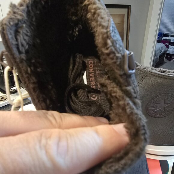 Converse Chuck 70 Distressed Leather 'Fresh Brew' Coffee Brown Men's Size 10.5 - Picture 3 of 12